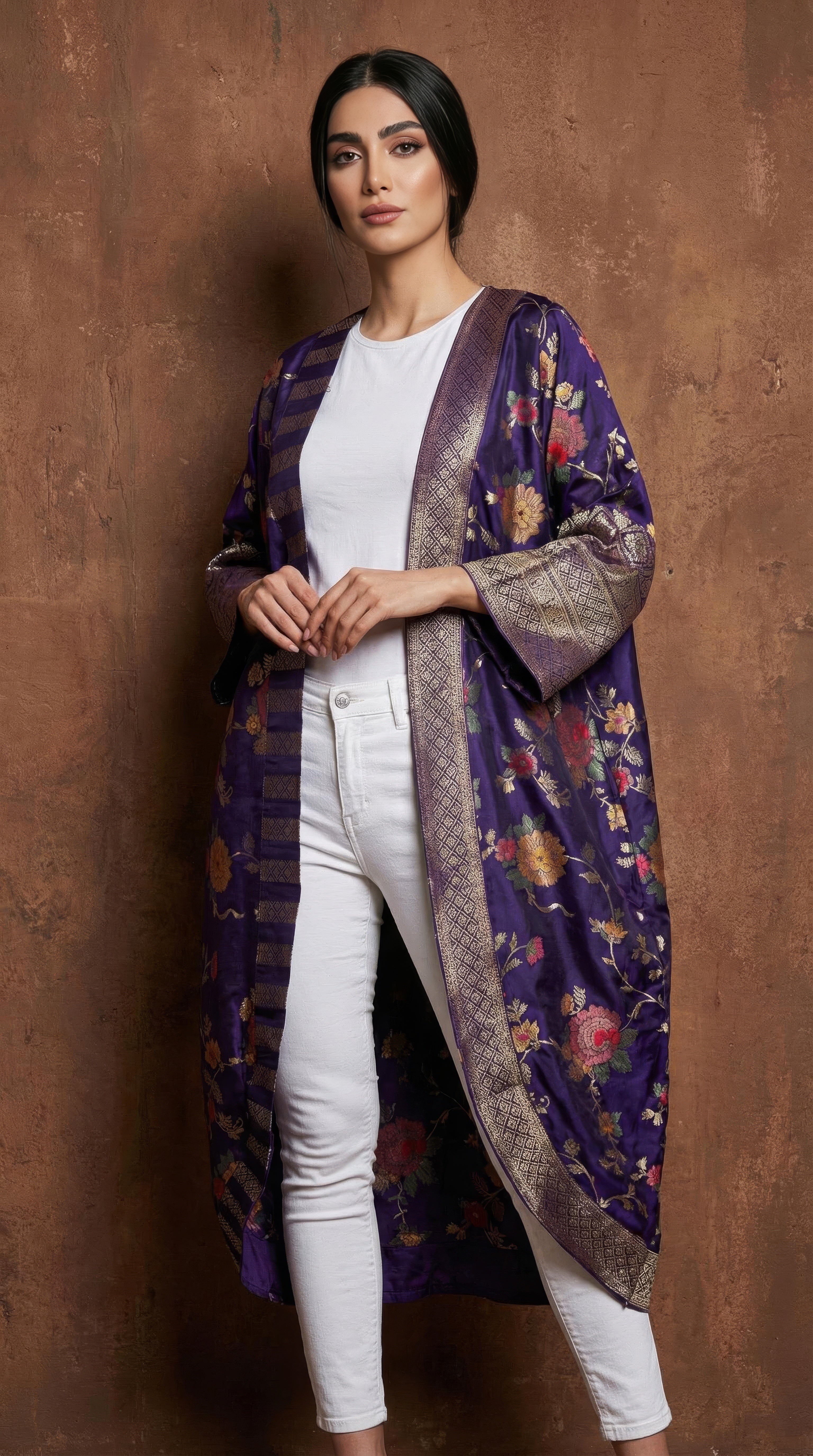 modern handcrafted blazer with artisan detailing