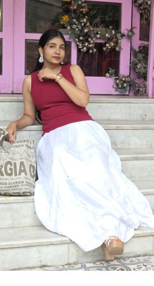 CLOUD NINE White Embroidered Skirt