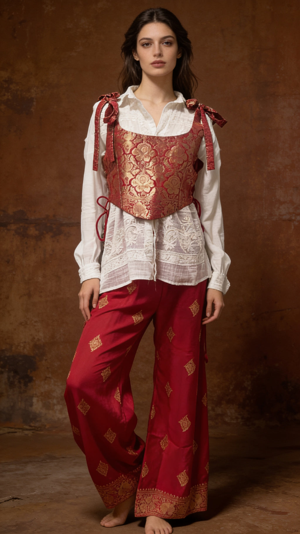 Zariya Banarasi Brocade Corset