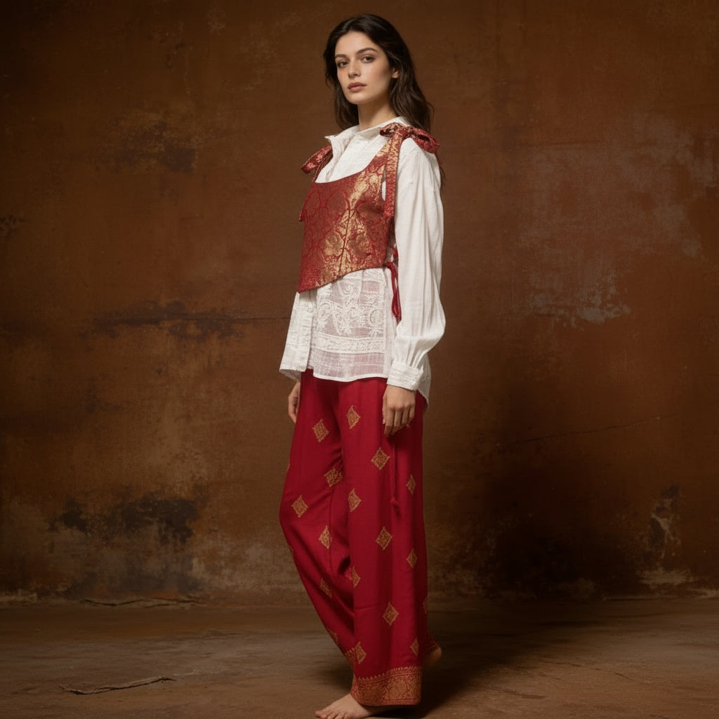 Zariya Banarasi Brocade Corset