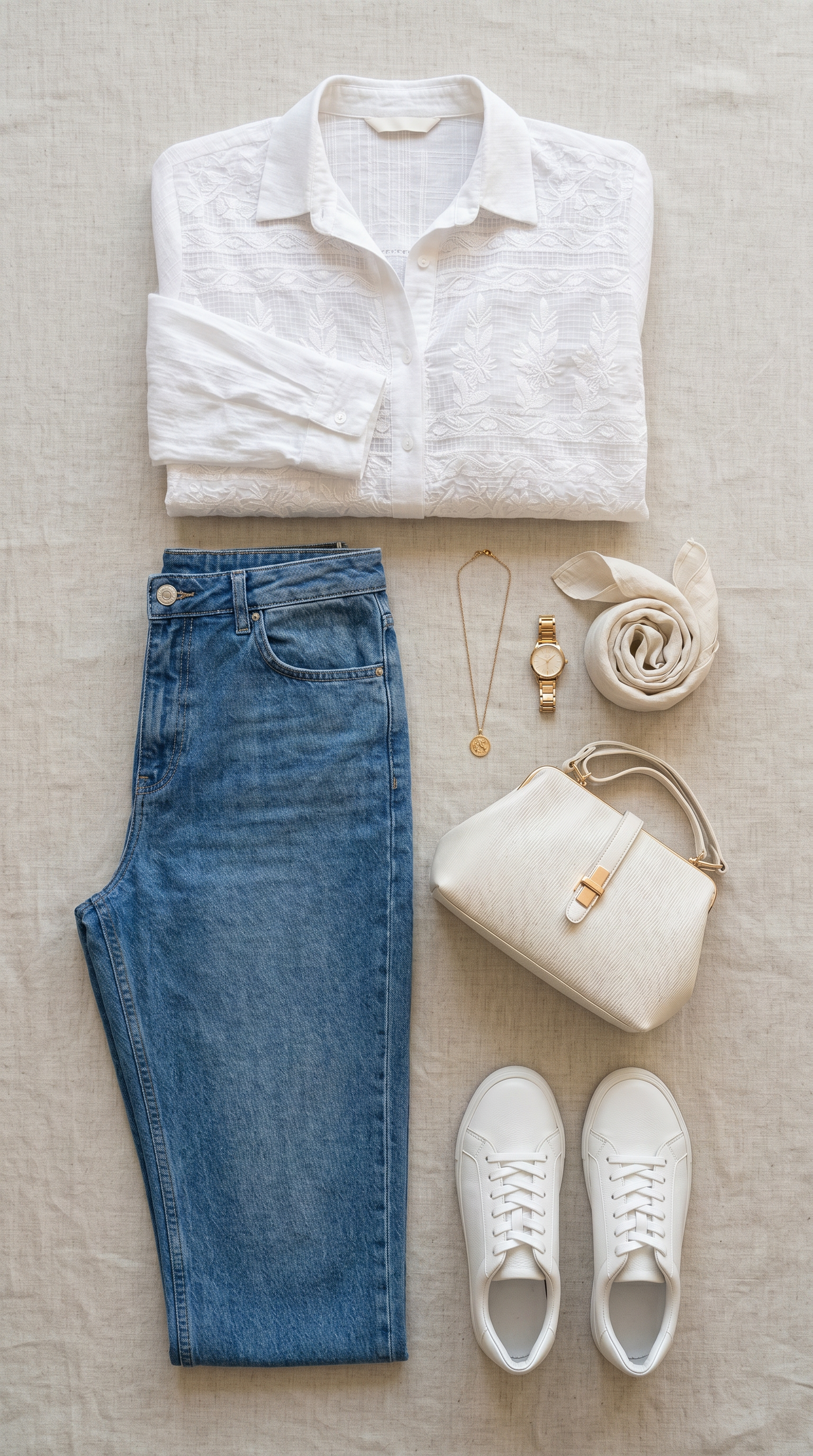 Kota Cotton Embroidered Shirt- Relaxed fit